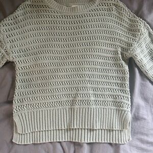 Aeropostale Women's Textured Knit Sweater - Light Green